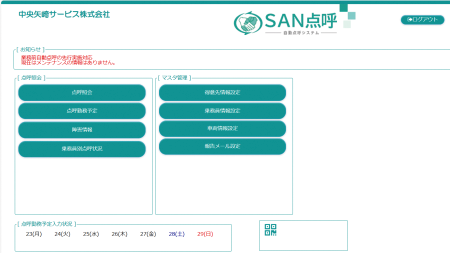 管理者ダッシュボード